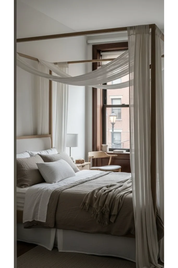 Canopy bedroom ideas simple that feel calm, practical, and lived in 2 Why simplicity works so well with canopy beds
