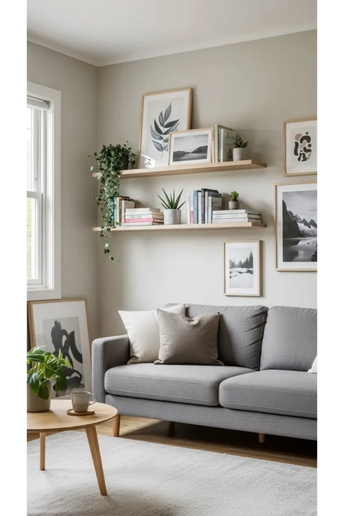 Add Vertical Interest With Shelving