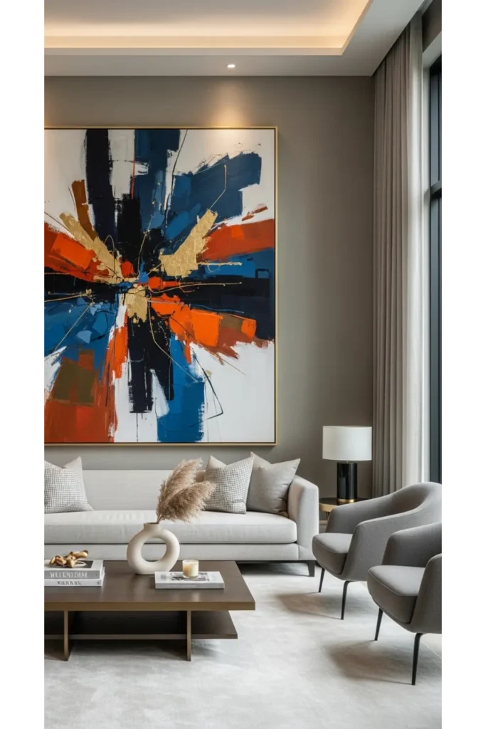 20 Classy Living Room Designs Timeless Elegance 11 Art Focused Classic Living Space