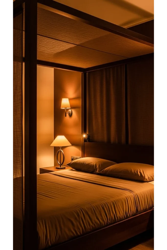 Bedding that complements pink canopy bedrooms