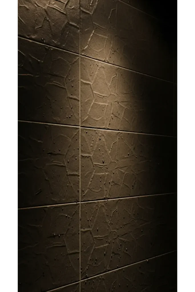 23 Black Bathroom Ideas Bold Modern Look 15 Black Tile Floors with Slip Resistance