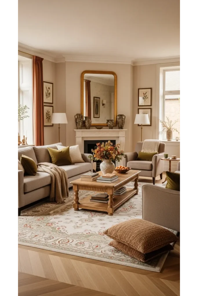 20 Classy Living Room Designs Timeless Elegance 19 Calm Earth Tones with Elegant Finish