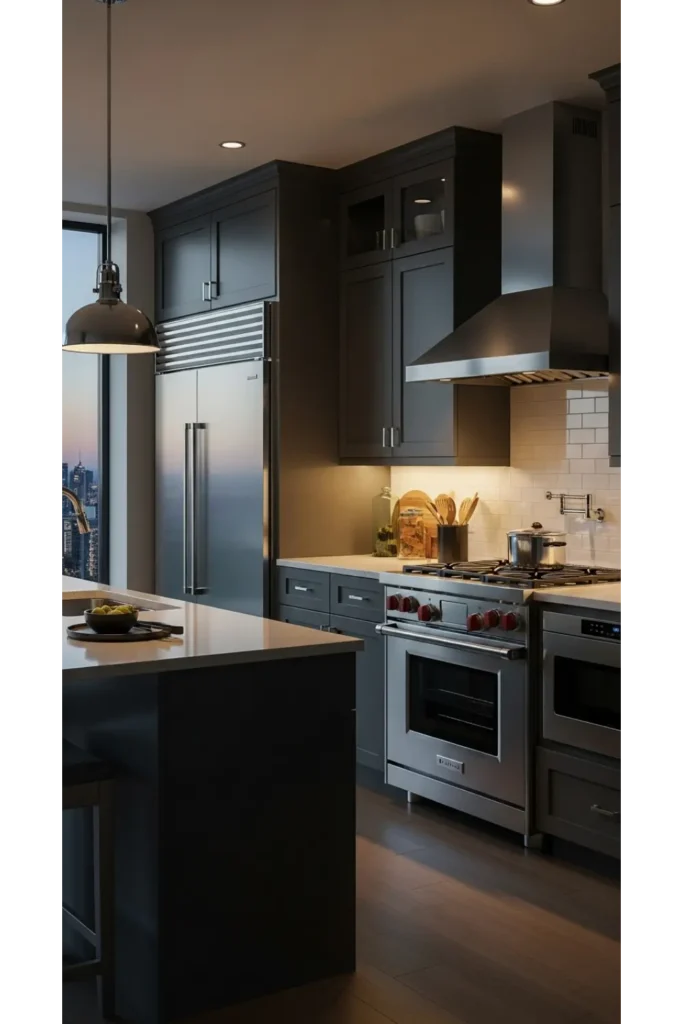 Charcoal Gray Cabinets