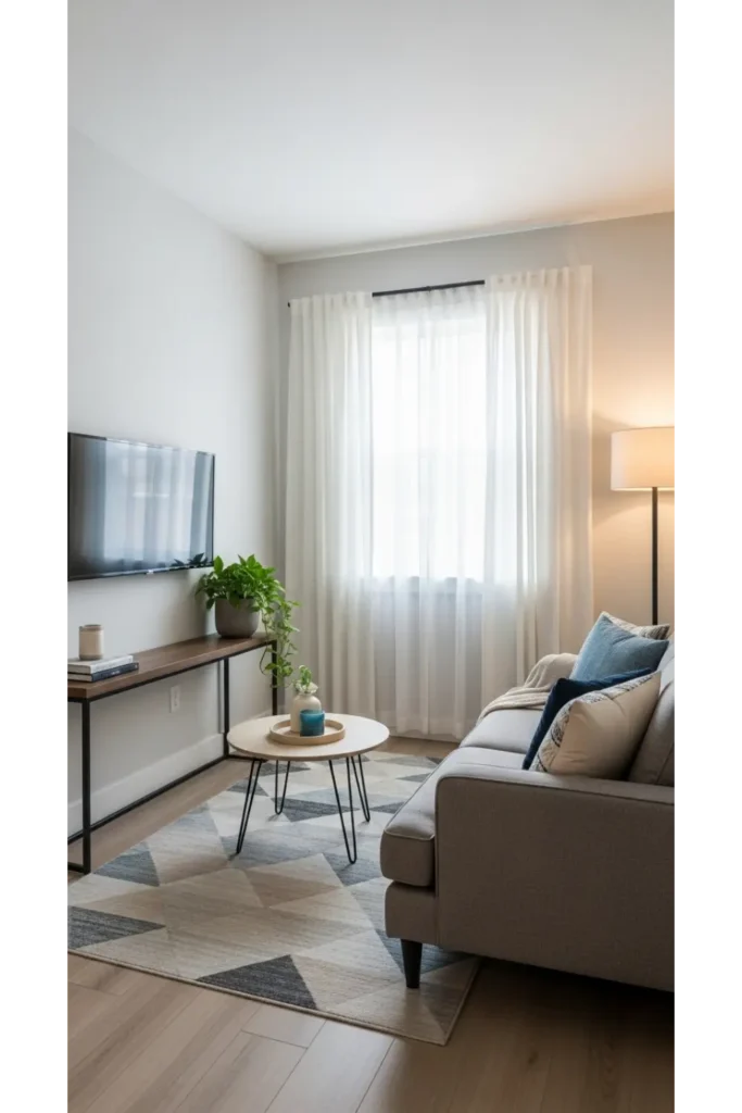 23 Small Living Room Ideas Maximize Every Inch 23 Choose Compact Media Units