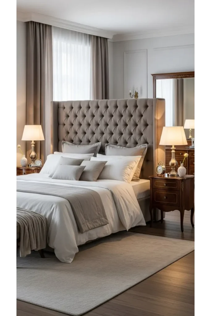 23 Bedroom Designs Combine Comfort Elegance 4 Classic Elegance with Upholstery