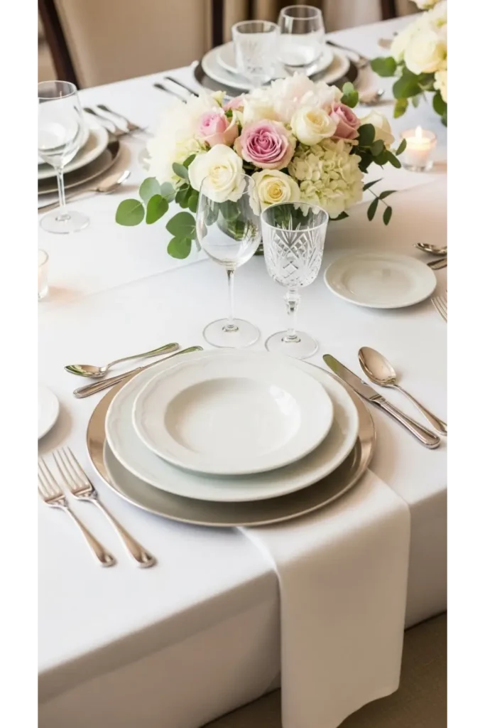 Classic White Tablescape