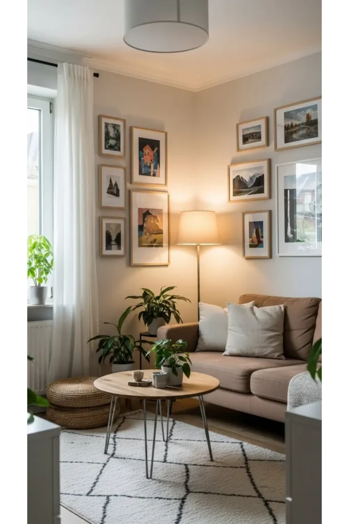 23 Challenges of a Small Living Room (Solved) 13 Cluttered Walls