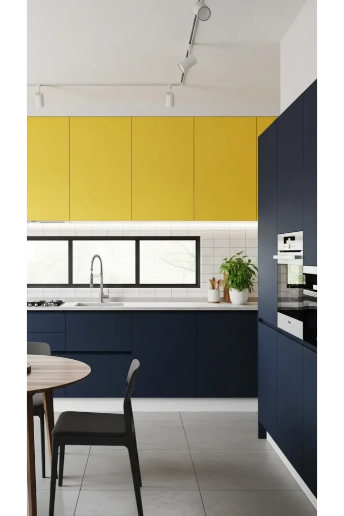 Color Block Cabinets