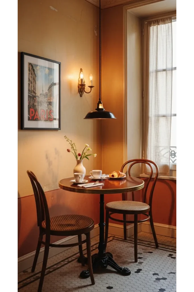 Small Dining Room Design Inspirations 20 Ideas 12 Compact Bistro Style