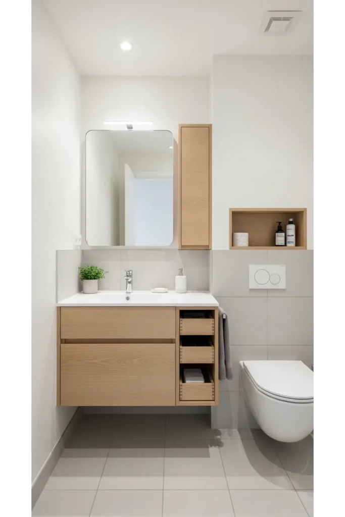 Compact Vanity for Small Bathrooms