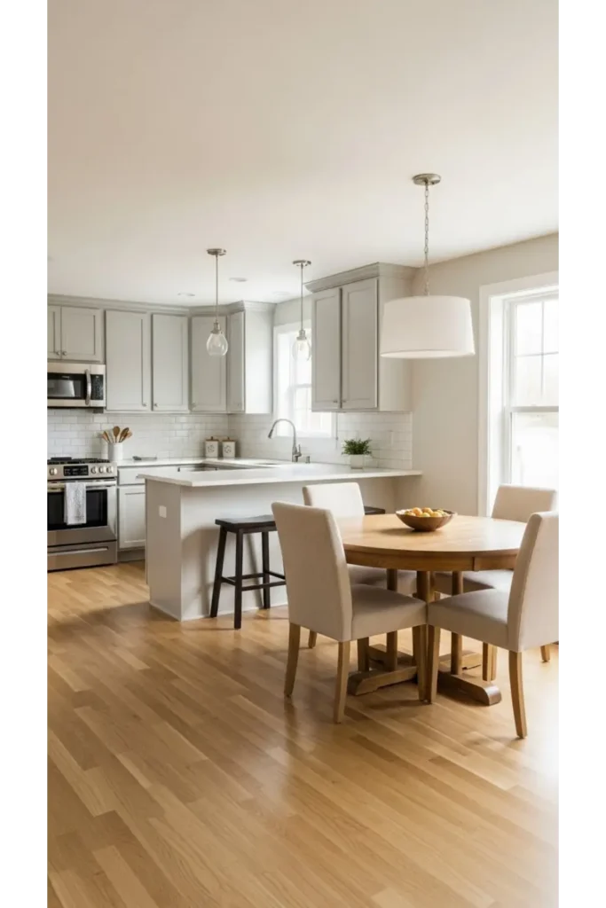 Consistent Flooring Throughout