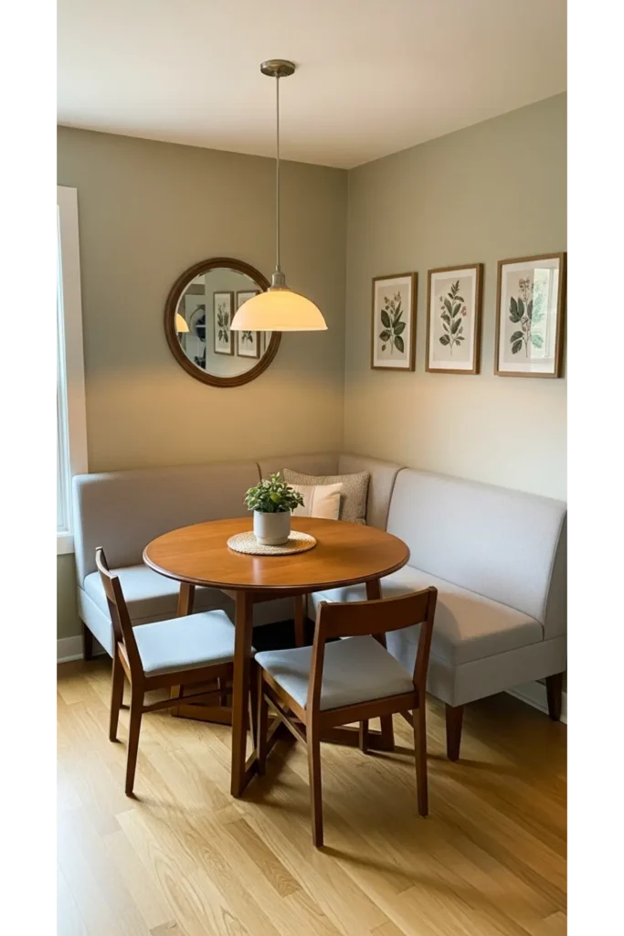 Corner Dining Setup