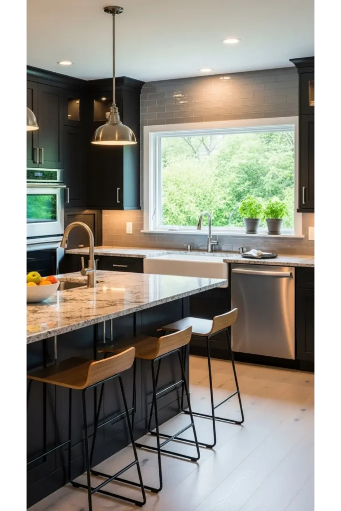 22 Kitchen Cabinet Design Ideas Modern Homes 16 Dark Cabinet Designs With Contrast