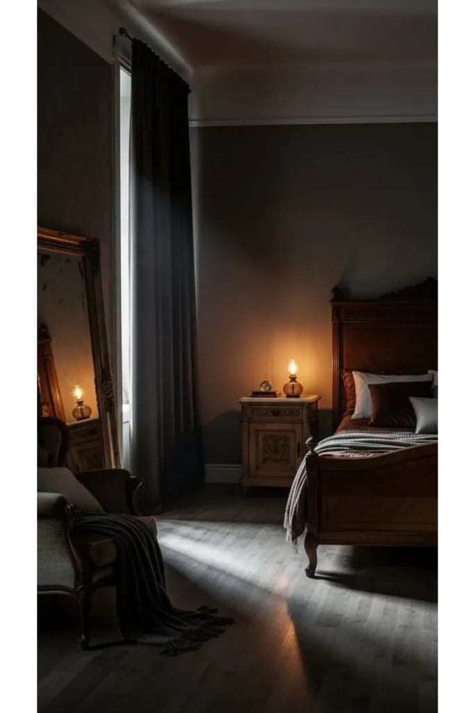 23 Moody Bedroom Inspirations For Dramatic Look 22 Dark Vintage Bedroom