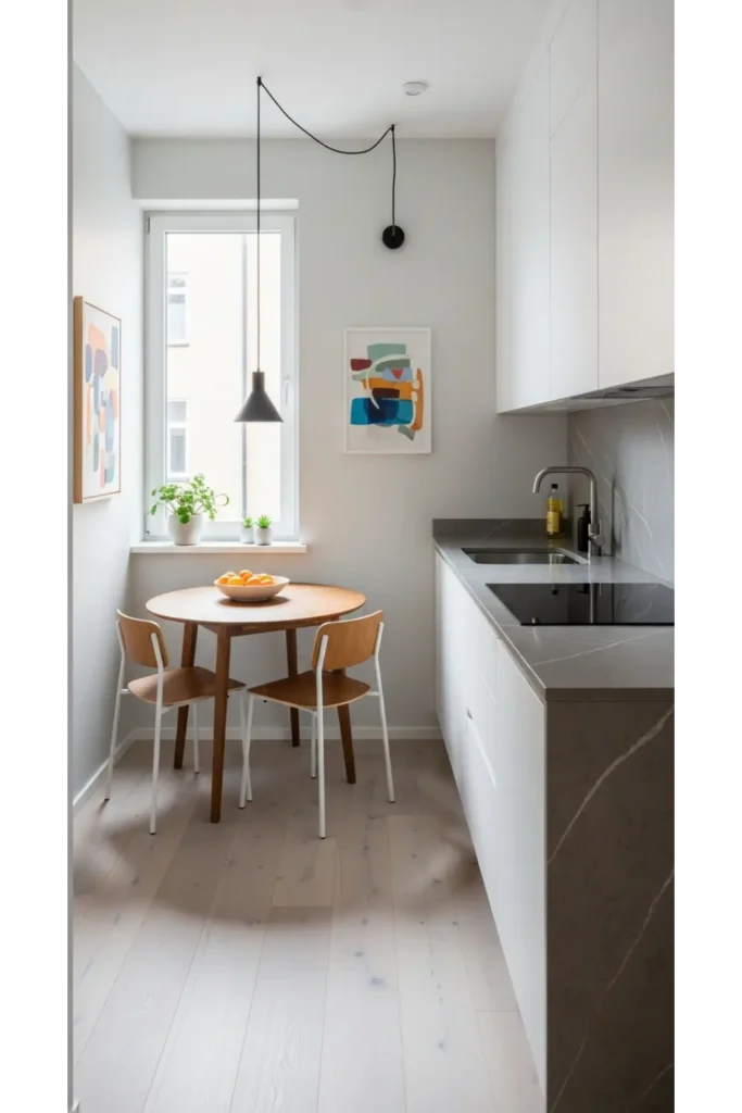 Dining Area Integrated into the Kitchen