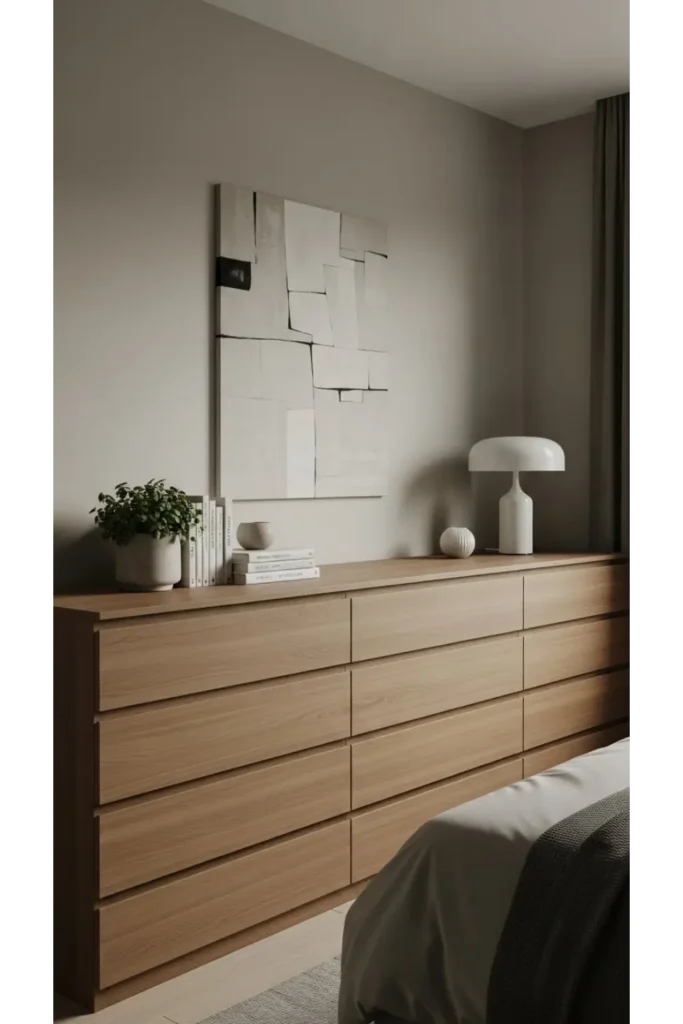 Drawer Focused Dresser Wall