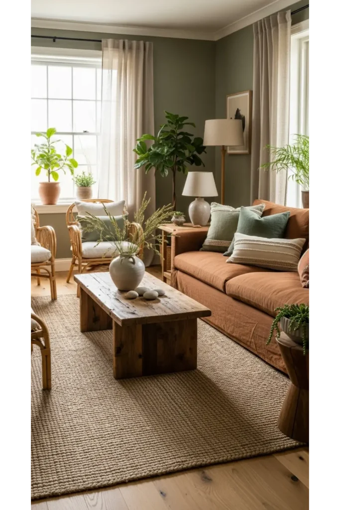 21 Interior Design Living Room Inspirations 9 Earth Tone Living Room Harmony