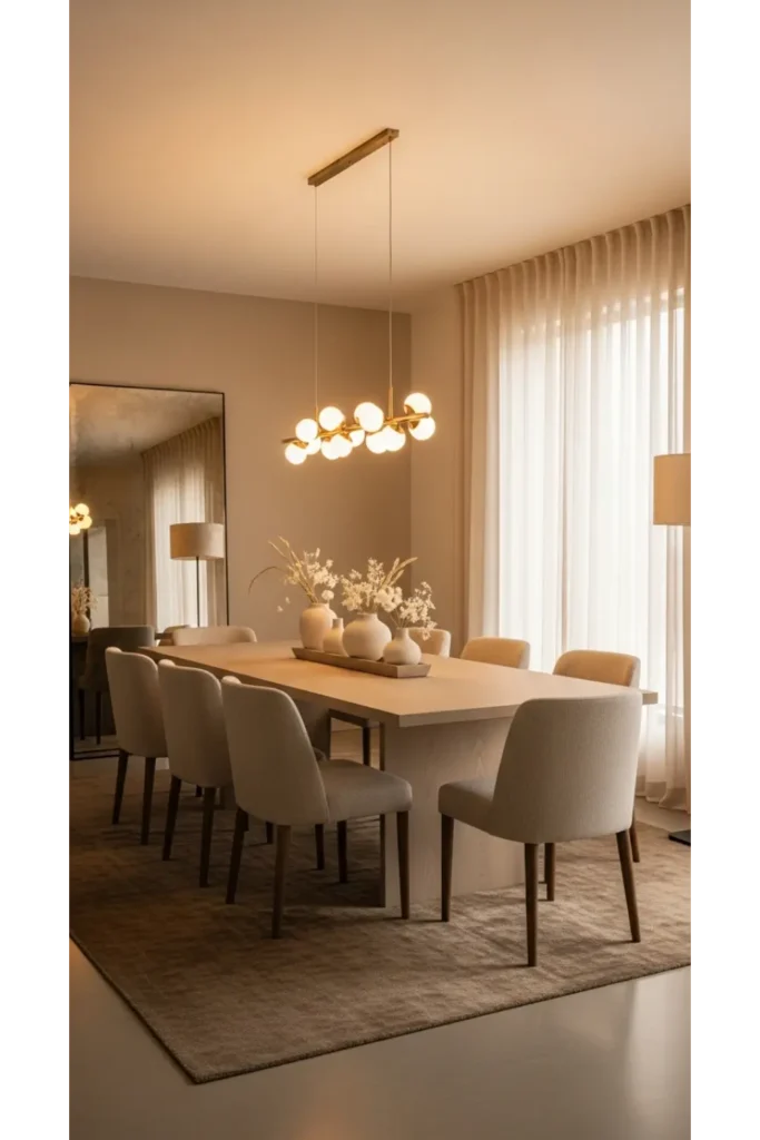 22 Dining Room Design Inspirations Modern Homes 11 Elegant Neutral Palette