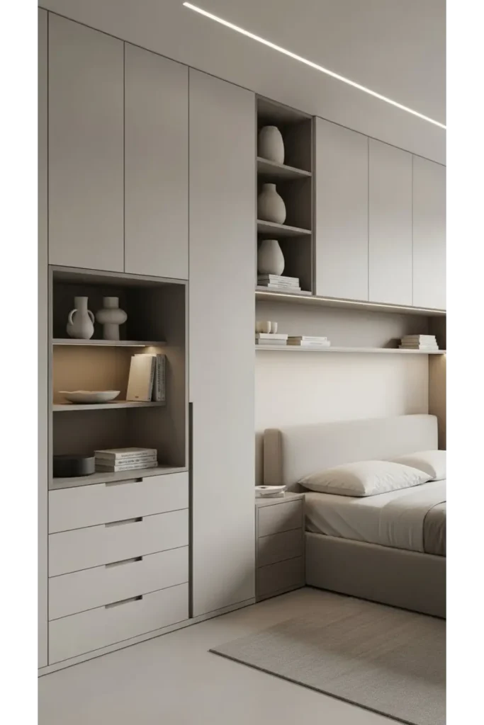 24 Bedroom Interior Ideas Redefining Elegance 24 Elegant Storage Integration