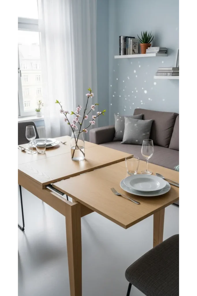 22 Small Dining Area Ideas For Compact Living 6 Extendable tables for flexible living