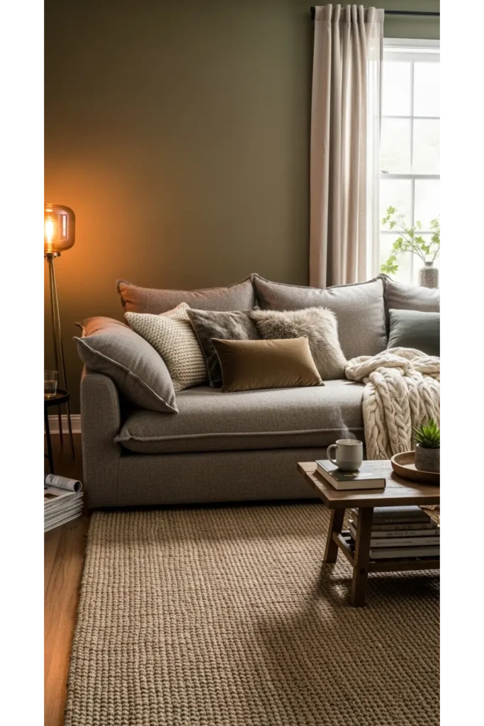 Extra Deep Sofa for Lounging