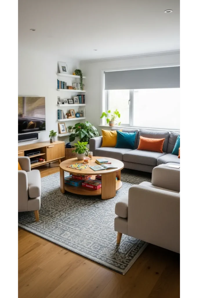 21 Interior Design Living Room Inspirations 16 Family Friendly Living Room Design