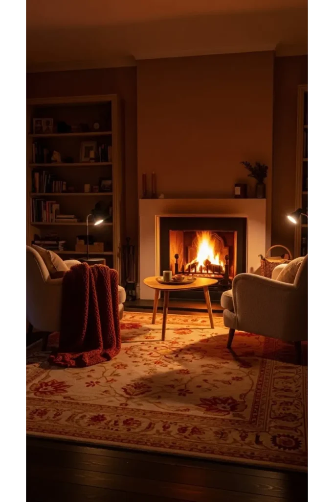 Fireplace as a Natural Focal Point