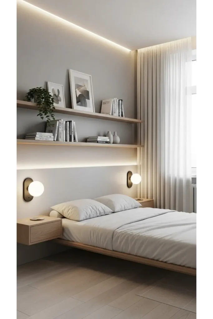 Floating Furniture Layout for Visual Space