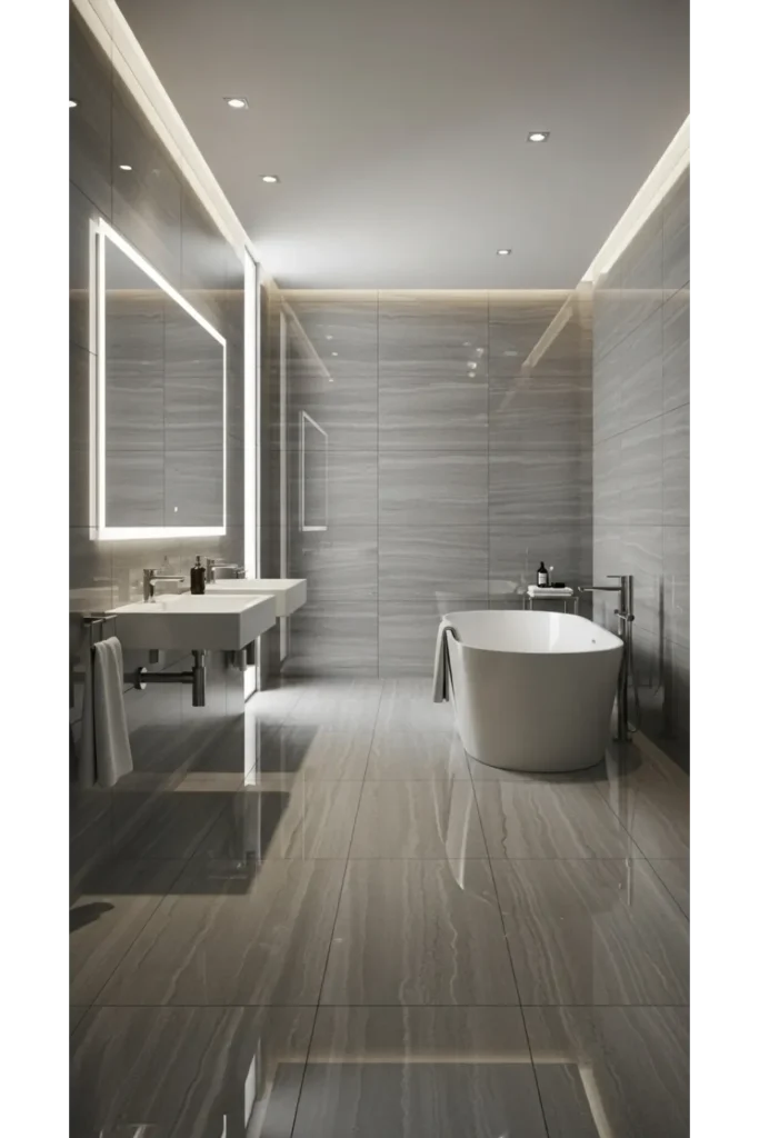 Floor-to-Ceiling Tile Design