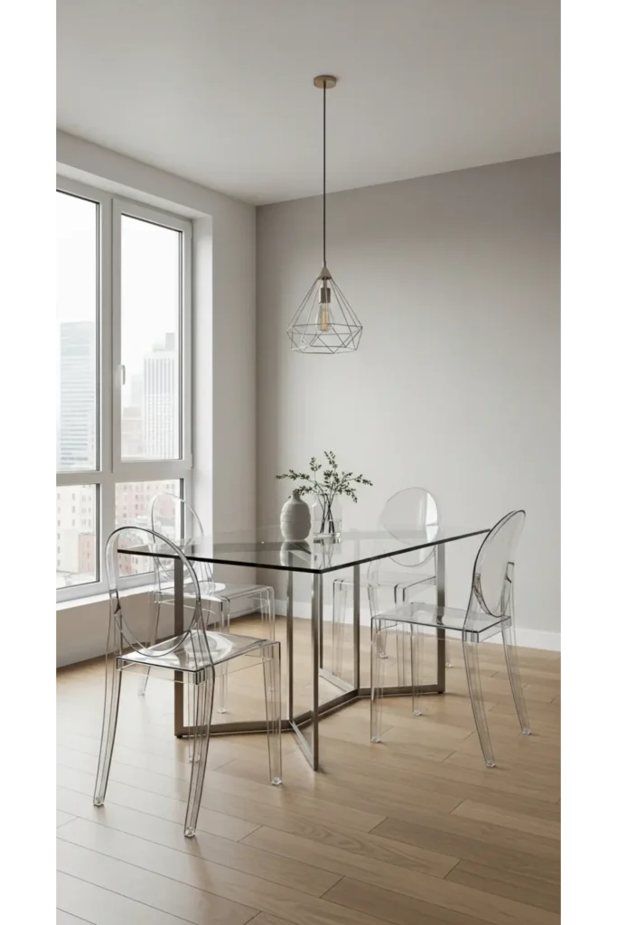 Small Dining Room Design Inspirations 20 Ideas 9 Glass Top Table
