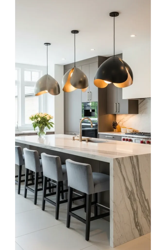 Grand Kitchen Islands As Social Centers