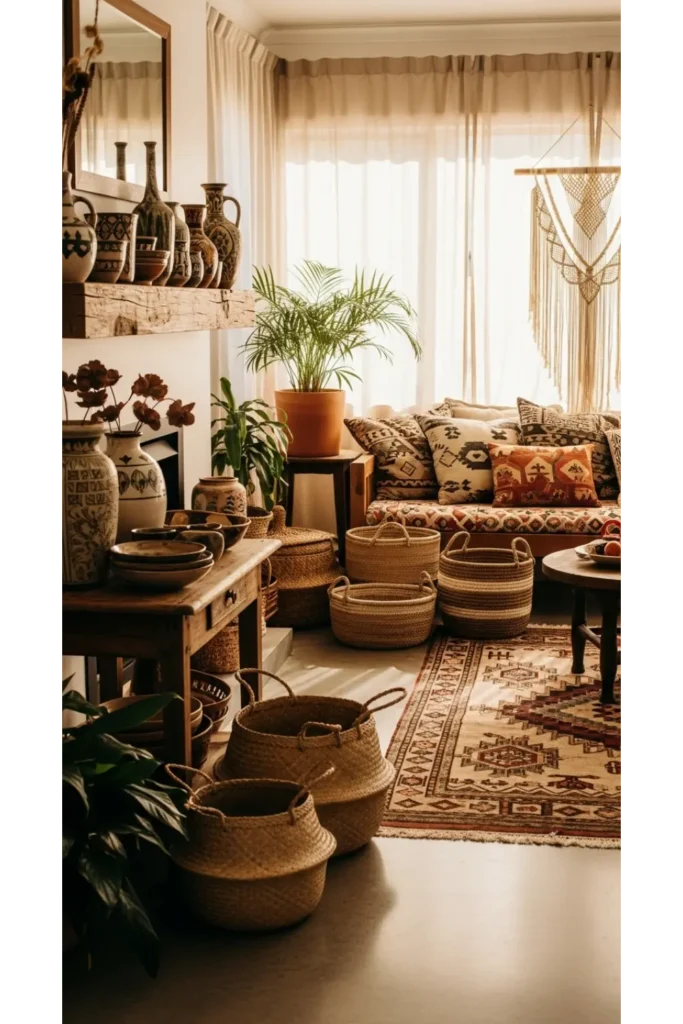 22 Boho Living Room Designs Relaxed Chic Vibes 10 Handmade And Artisan Accents