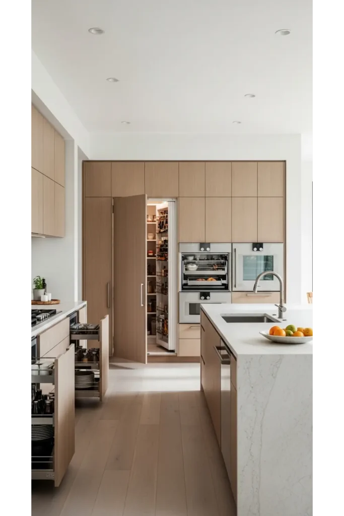 23 Open Kitchen Ideas Blend Style Functionality 7 Hidden Storage Solutions