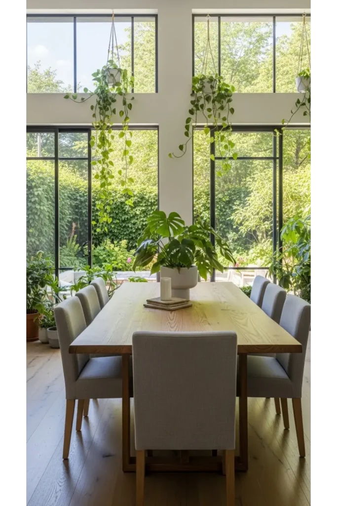 Indoor Outdoor Dining Feel