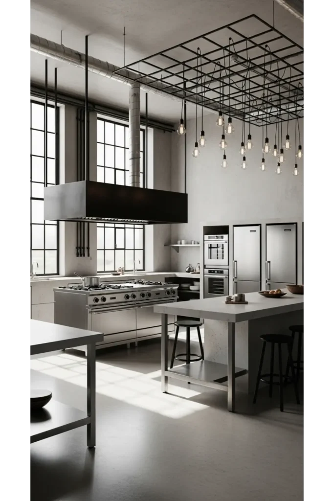 Industrial Inspired Urban Kitchen
