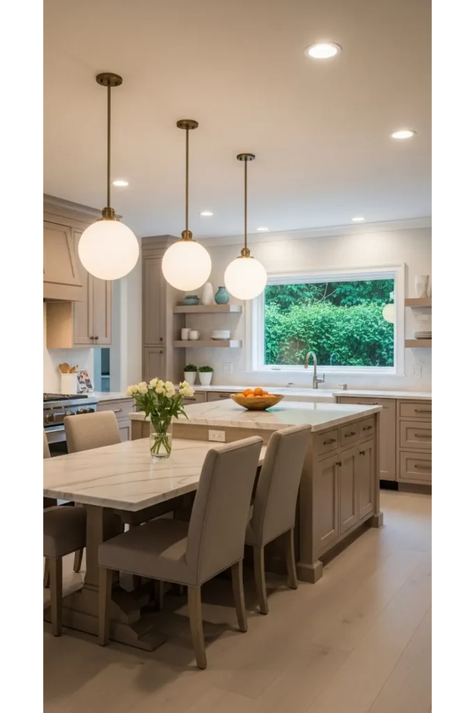 23 Open Kitchen Ideas Blend Style Functionality 9 Integrated Dining Area