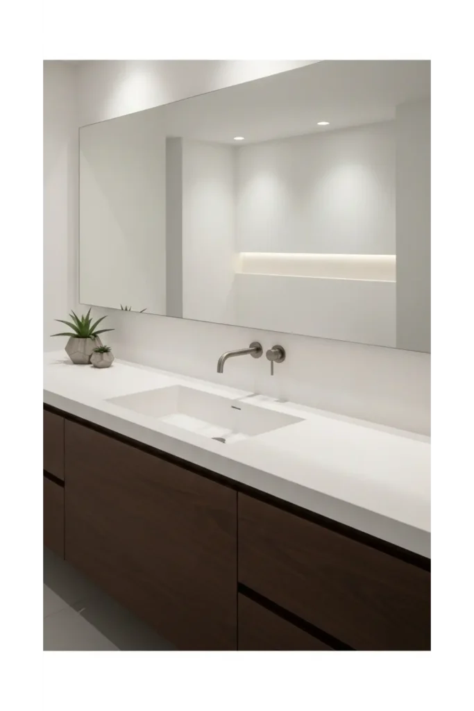Integrated Sink Vanity Design