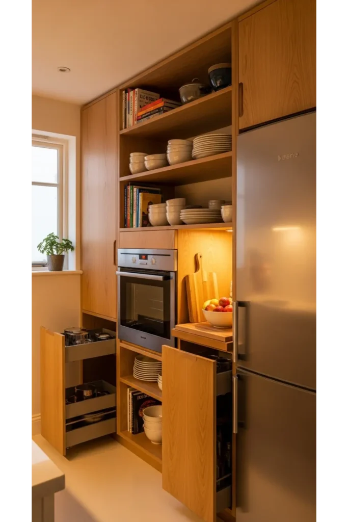 Integrated Storage Around Appliances