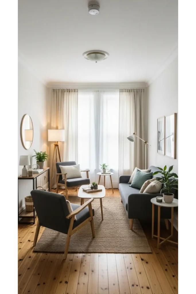 23 Small Living Room Ideas Maximize Every Inch 21 Keep Pathways Clear