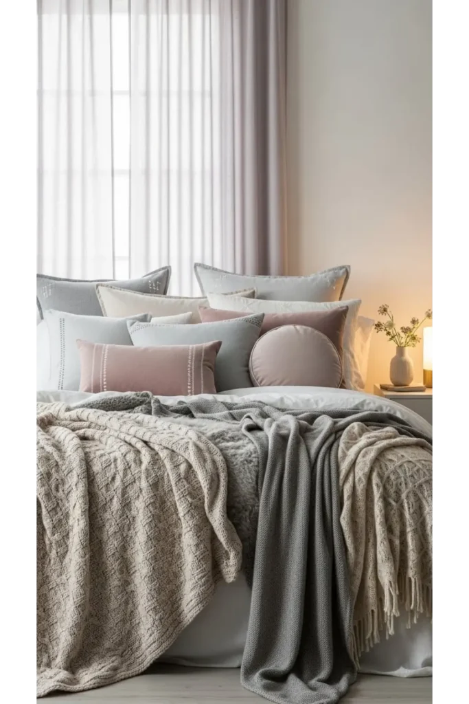 23 Bedroom Designs Combine Comfort Elegance 11 Layered Textile Haven