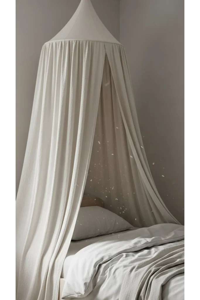 Canopy bedroom ideas for kids that balance safety, comfort, and imagination 5 Layout planning that leaves room to play