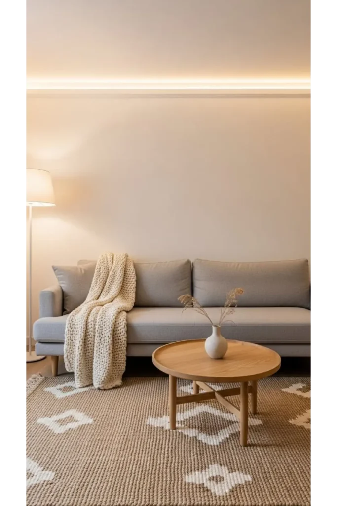 Low Profile Seating With Cozy Textures