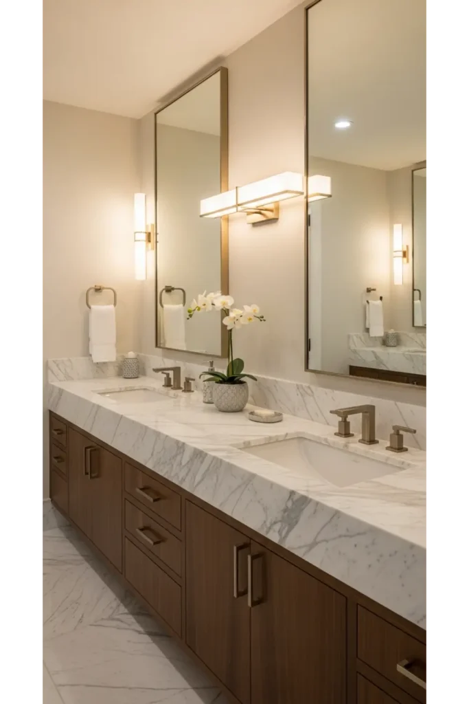 Luxury Marble Vanity Look