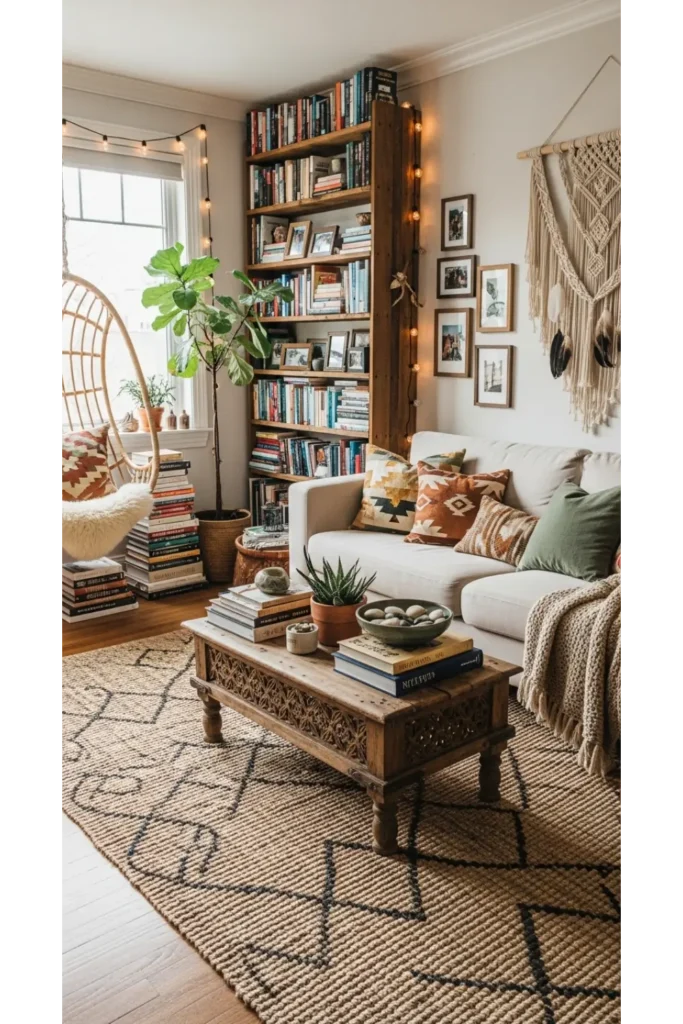 22 Boho Living Room Designs Relaxed Chic Vibes 22 Meaningful Details That Make The Space Feel Lived In