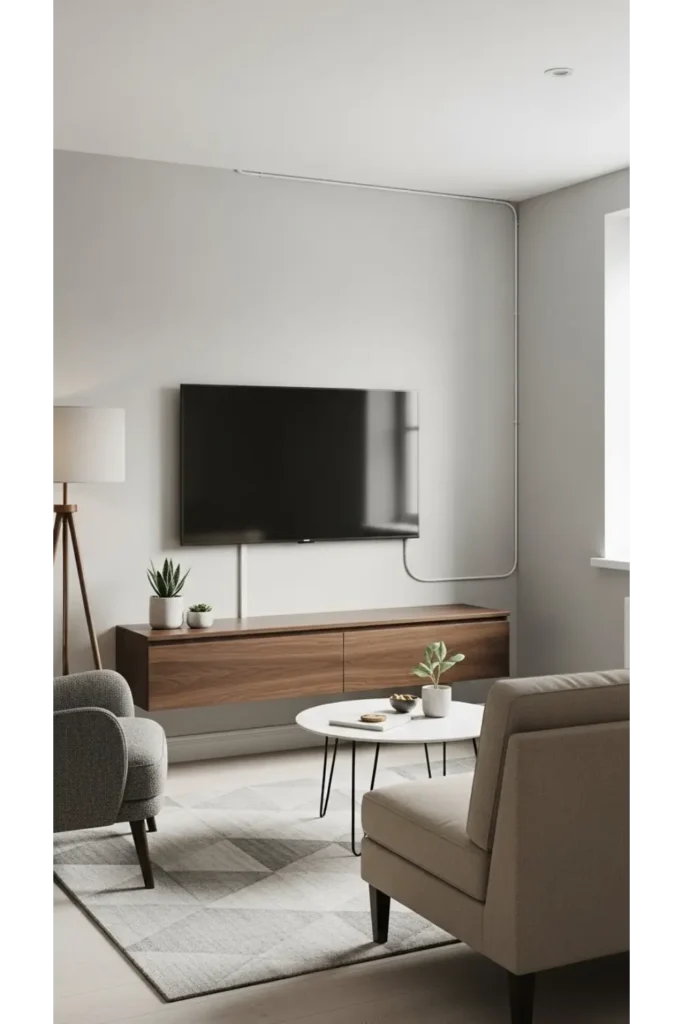 23 Challenges of a Small Living Room (Solved) 11 Media Equipment Takes Over