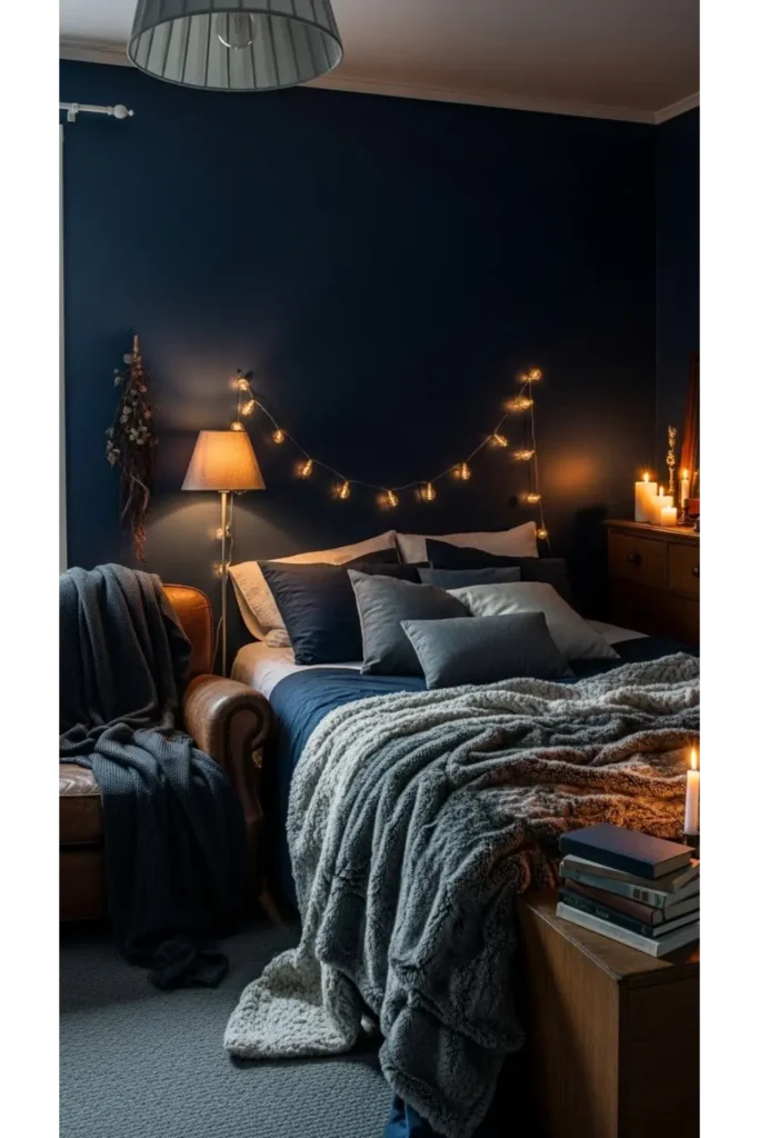 23 Moody Bedroom Inspirations For Dramatic Look 5 Midnight Blue Bedroom Retreat