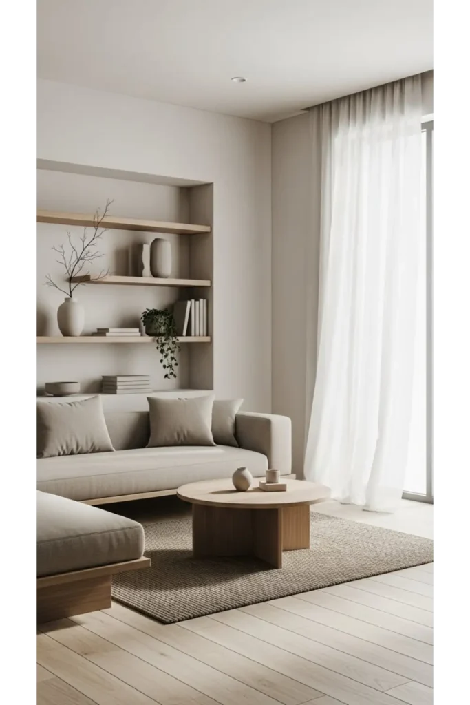 Minimal Shelving With Breathing Room