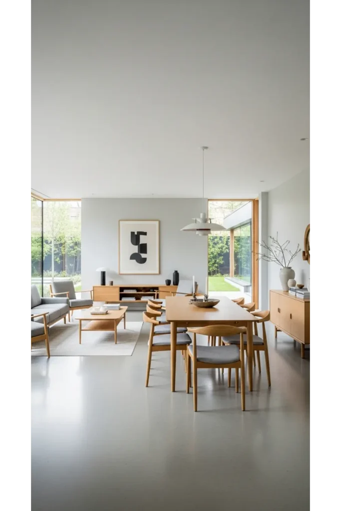 Small Living Room With Dining Area Layouts 23 Ideas 9 Minimalist Linear Layout