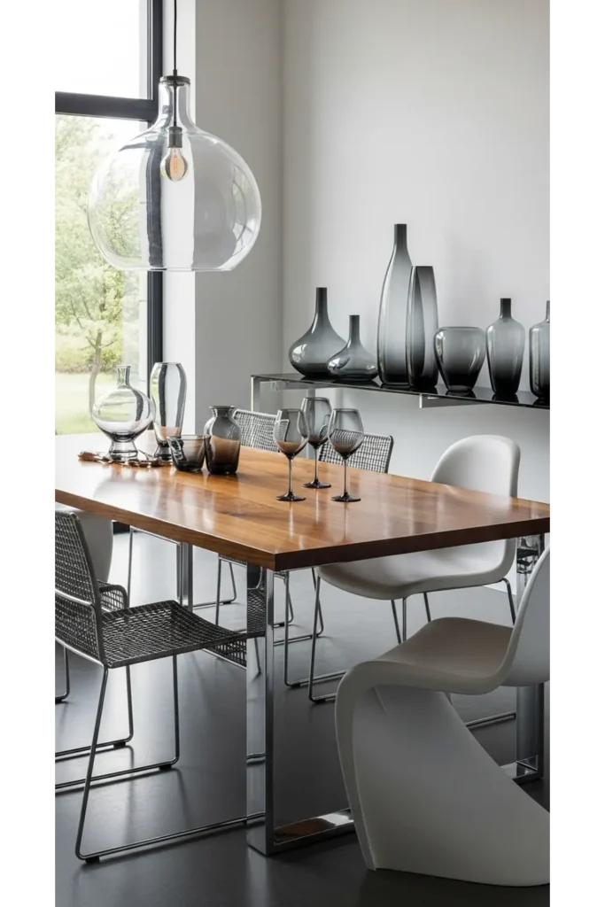 22 Dining Room Design Inspirations Modern Homes 8 Mixed Material Design