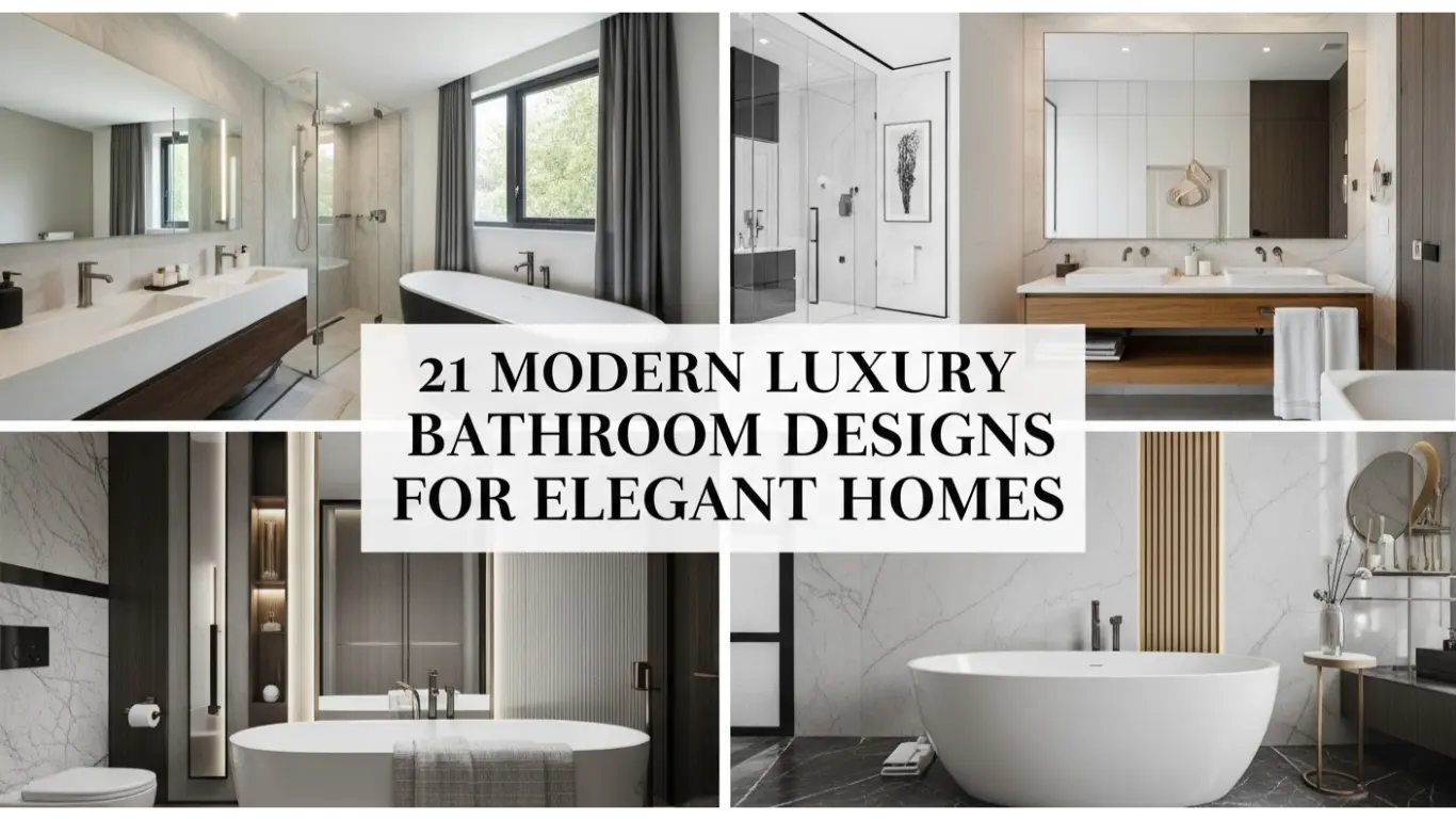 Modern Luxury Bathroom Designs